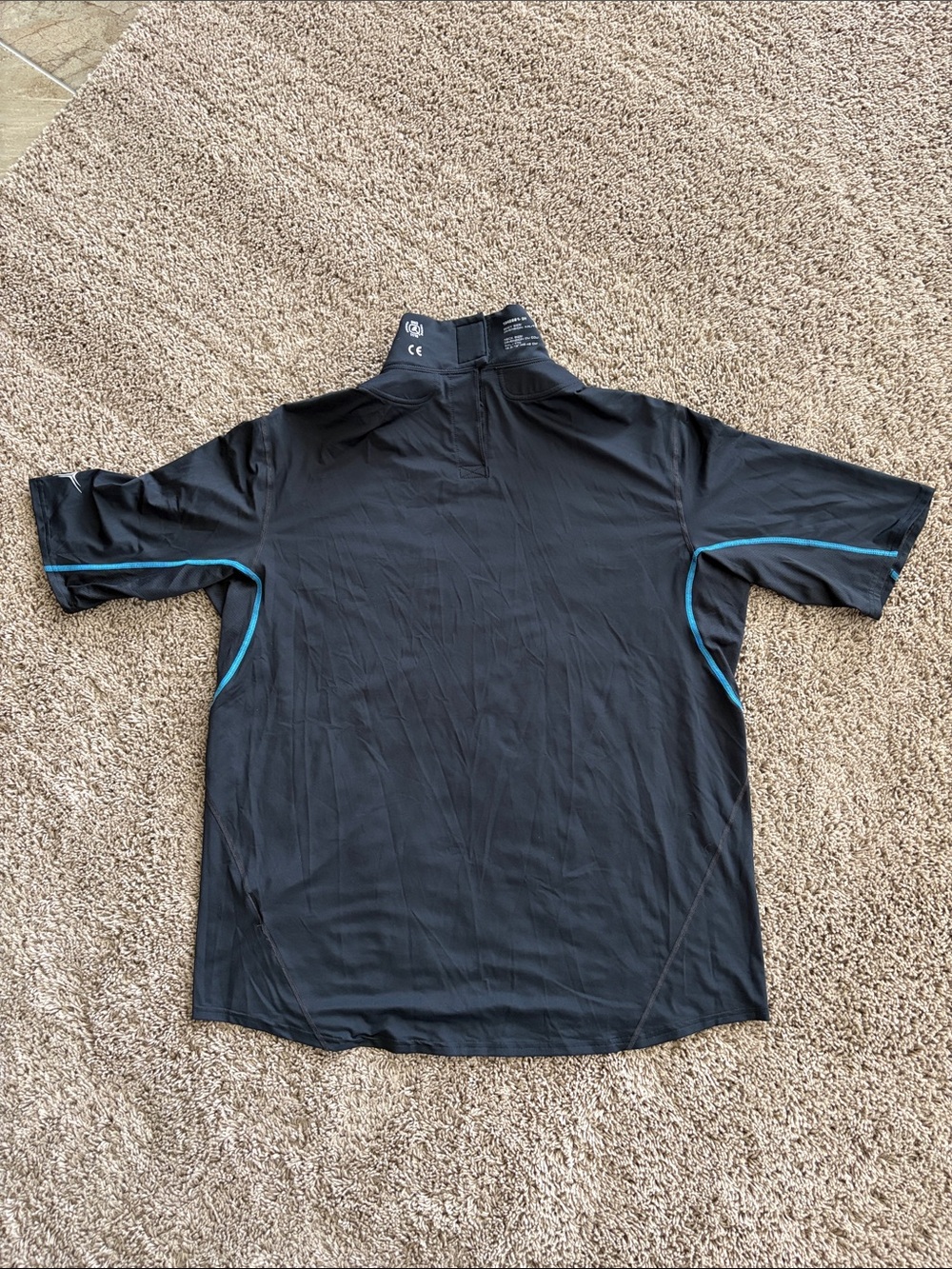 Bauer Black Compression Short Sleeve Top - Size XXL (2XL) - Picture 2 of 6